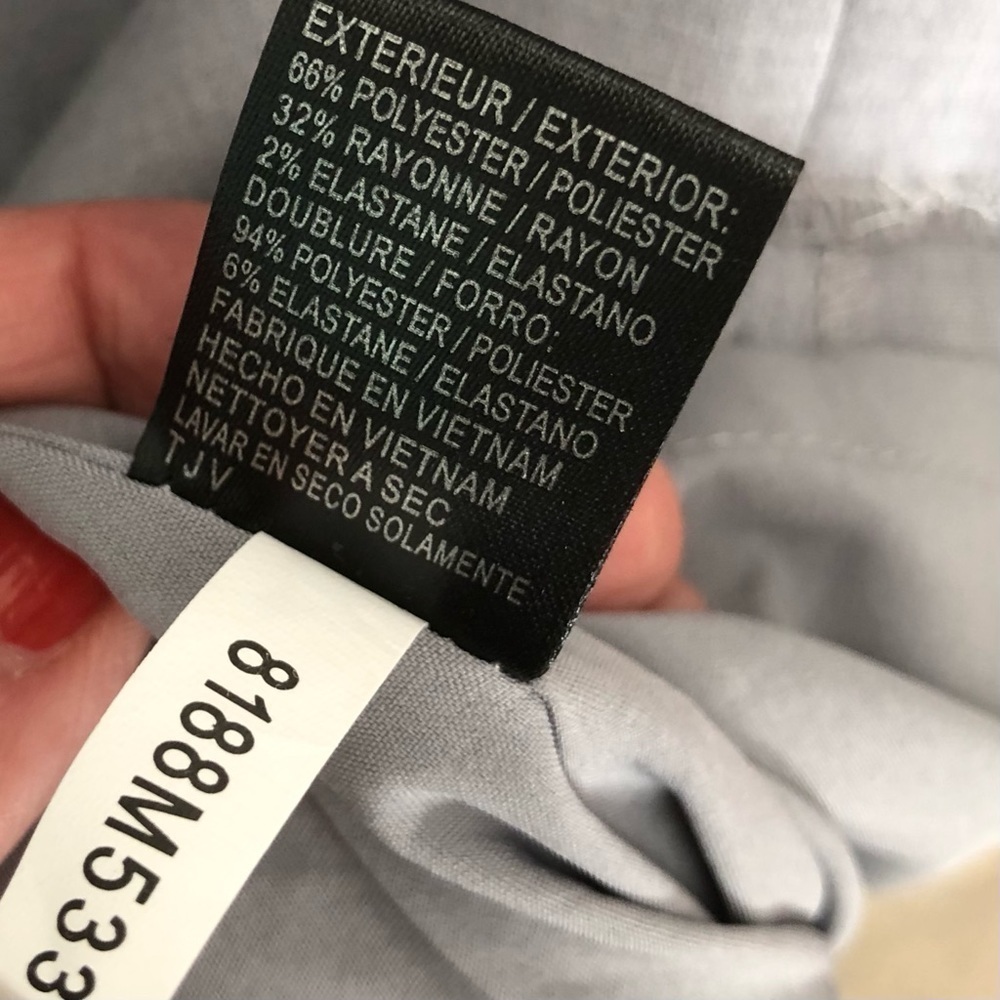 Tahari Gray Sleeveless Sheath Dress - Picture 7 of 15